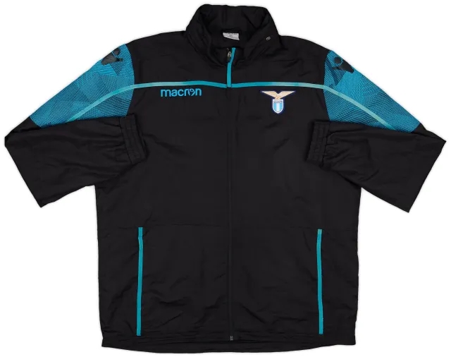 2014-15 Lazio Macron Hooded Rain Jacket - 7/10 - (3XL)