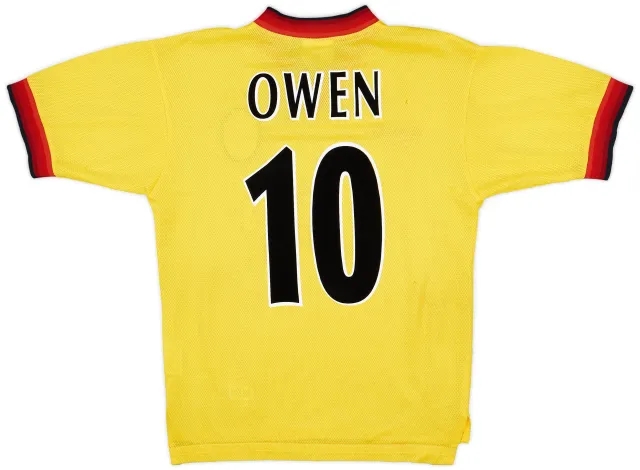 Reebok 1997-99 Liverpool Away Shirt Owen #10 - 5/10 - (S)