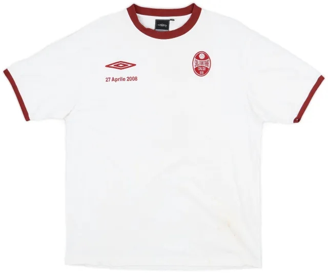 2008-09 Salernitana Umbro Cotton Tee - 6/10 - (XL)
