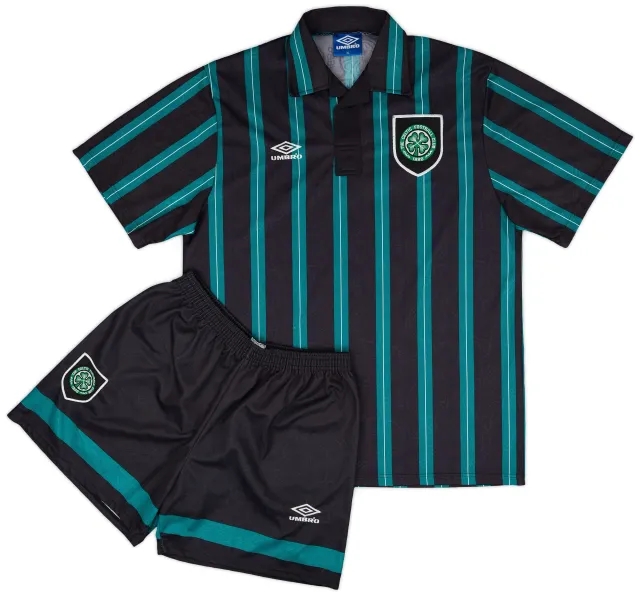 Umbro 1992-93 Celtic Away Full Kit - 9/10 - (XL)
