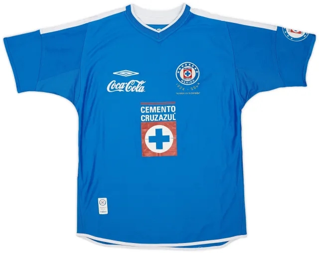 Umbro 2003-04 Cruz Azul Home Shirt - 7/10 - (M)