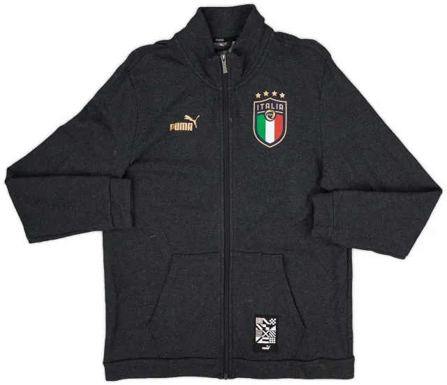 2022-23 Italy Puma FtblCulture Hooded Sweat Top - 7/10 - (M)