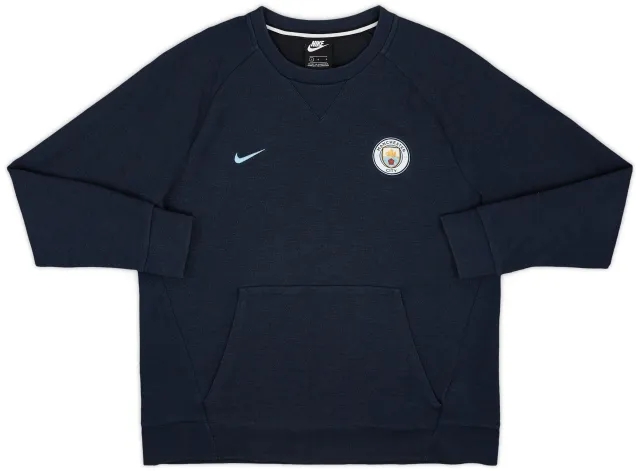 2018-19 Manchester City Nike Sweat Top - 8/10 - (L)