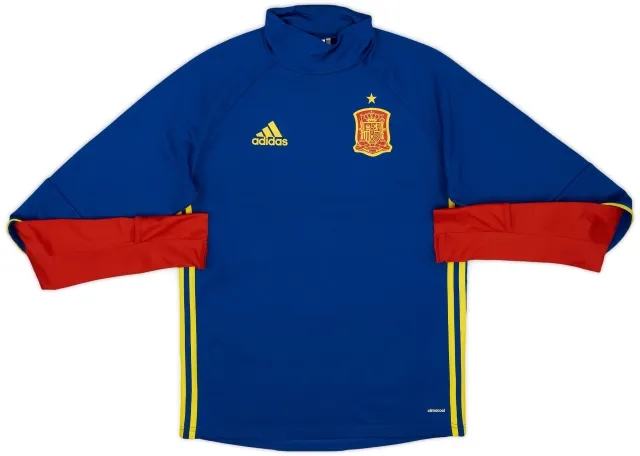 2015-16 Spain adidas Sweat Top - 9/10 - (S)