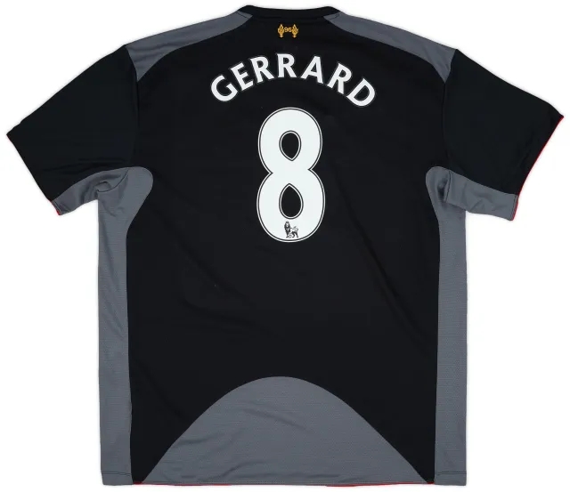 2012-13 Liverpool Away Shirt Gerrard #8 - 9/10 - (3XL)
