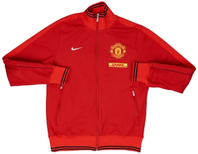 2013-14 Manchester United Nike Track Jacket - 9/10 - (M)