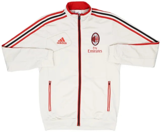 2012-13 AC Milan adidas Track Jacket - 7/10 - (S)