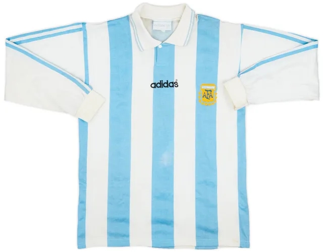 adidas 1994 Argentina Home L/S Shirt - 5/10 - (M)