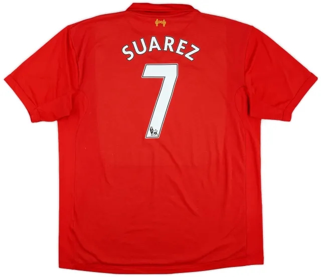 2012-13 Liverpool Home Shirt Suarez #7 - 5/10 - (3XL)