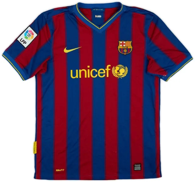 Nike 2009-10 Barcelona Home Shirt - 5/10 - (XL.Boys)