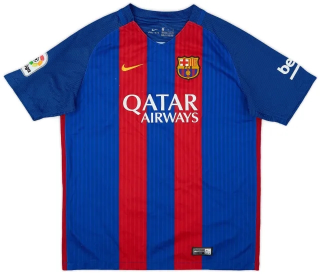Nike 2016-17 Barcelona Home Shirt - 5/10 - (XL.Boys)