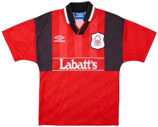 Umbro 1994-96 Nottingham Forest Home Shirt - 8/10 - (L.Boys)