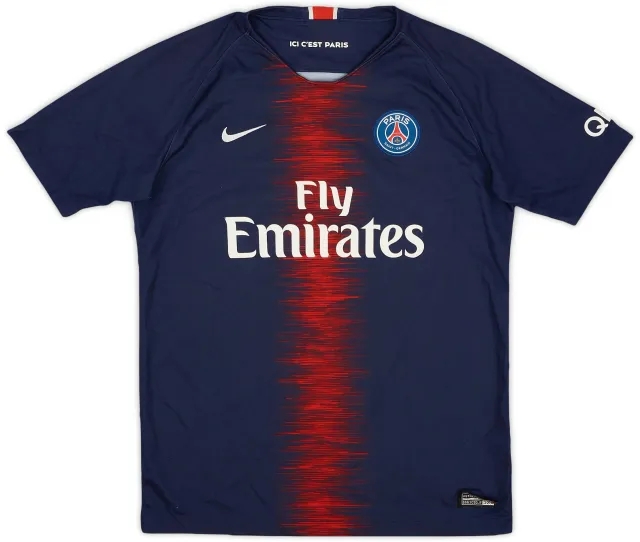 Nike 2018-19 Paris Saint-Germain Home Shirt - 7/10 - (XL.Boys)