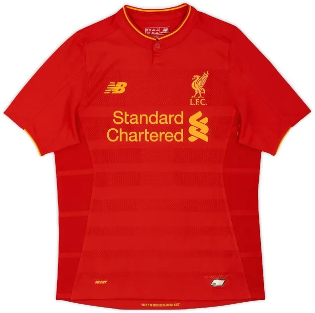 NewBalance 2016-17 Liverpool Home Shirt - 7/10 - (XL.Boys)