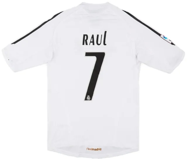 adidas 2005-06 Real Madrid Home Shirt Raul #7 - 5/10 - (M)