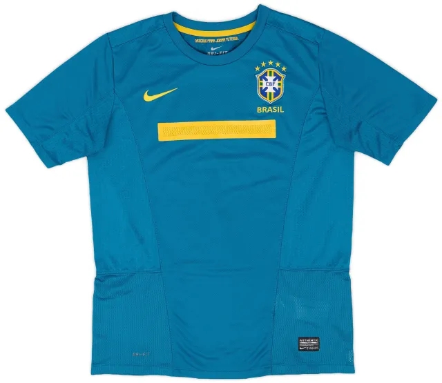 Nike 2011 Brazil Away Shirt - 8/10 - (XL.Boys)