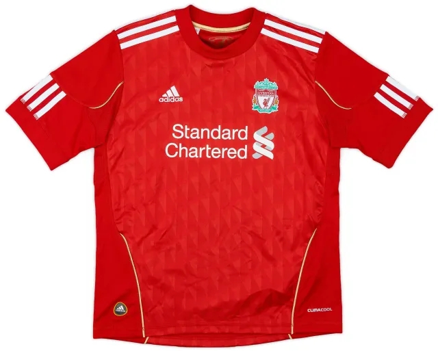 adidas 2010-12 Liverpool Home Shirt - 6/10 - (M.Boys)
