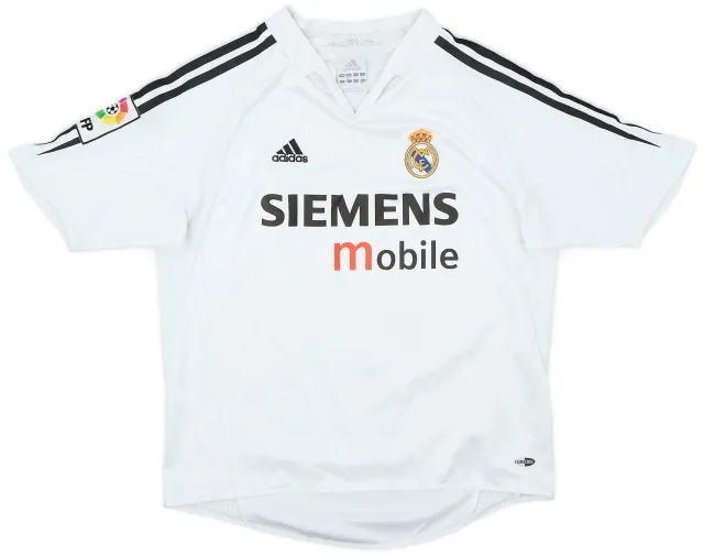 adidas 2004-05 Real Madrid Home Shirt - 4/10 - (M.Boys)