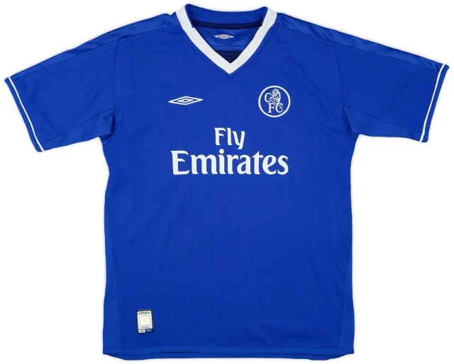 Umbro 2003-05 Chelsea Home Shirt - 8/10 - (L.Boys)