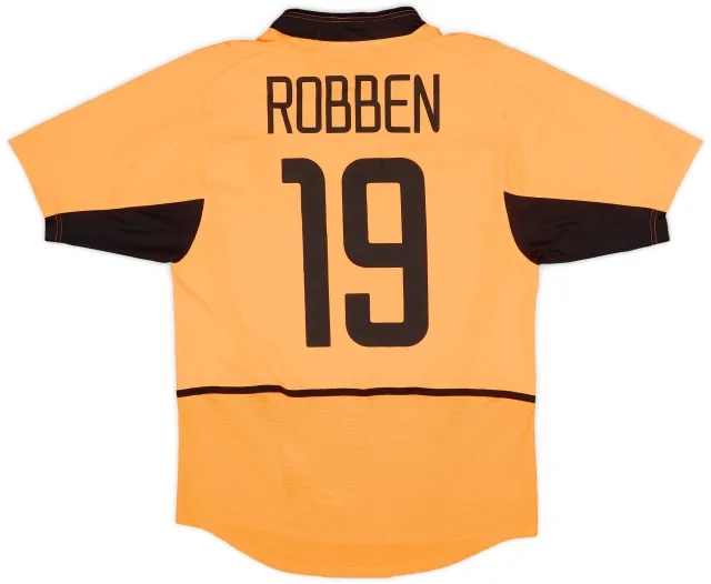 Nike 2002-04 Netherlands Home Shirt Robben #19 - 8/10 - (S)