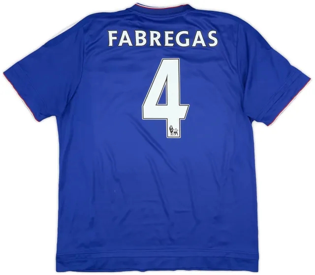 adidas 2015-16 Chelsea Home Shirt Fabregas #4 - 5/10 - (XL)
