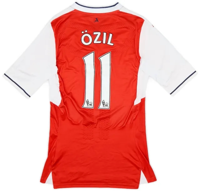 Puma 2016-17 Arsenal Player Issue Home Shirt Ozil #11 - 8/10 - (S)