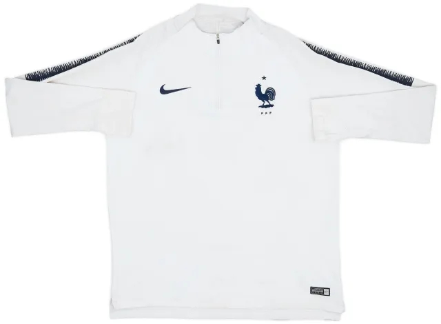 2018-19 France Nike 1/4 Zip Drill Top - 5/10 - (L)