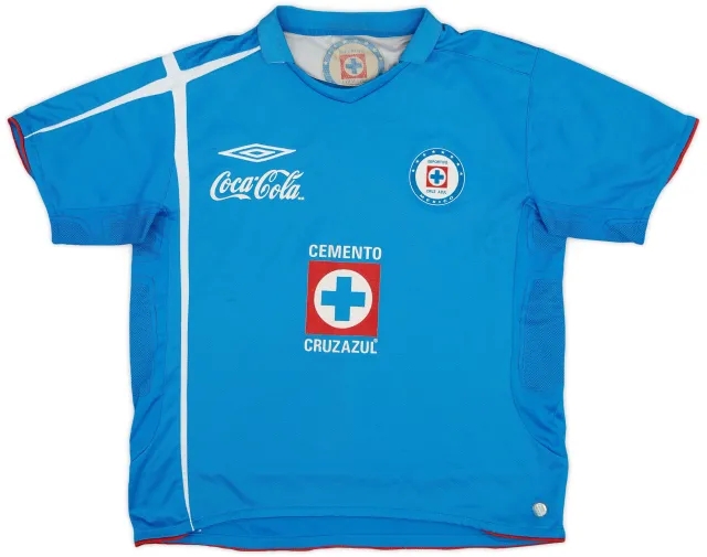 Umbro 2006-08 Cruz Azul Home Shirt - 7/10 - (Women's M)