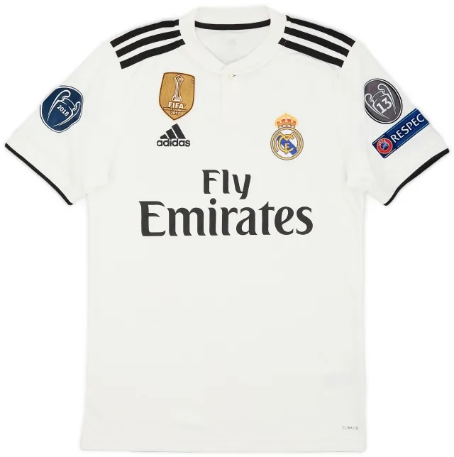 adidas 2018-19 Real Madrid Home Shirt - 7/10 - (XS)