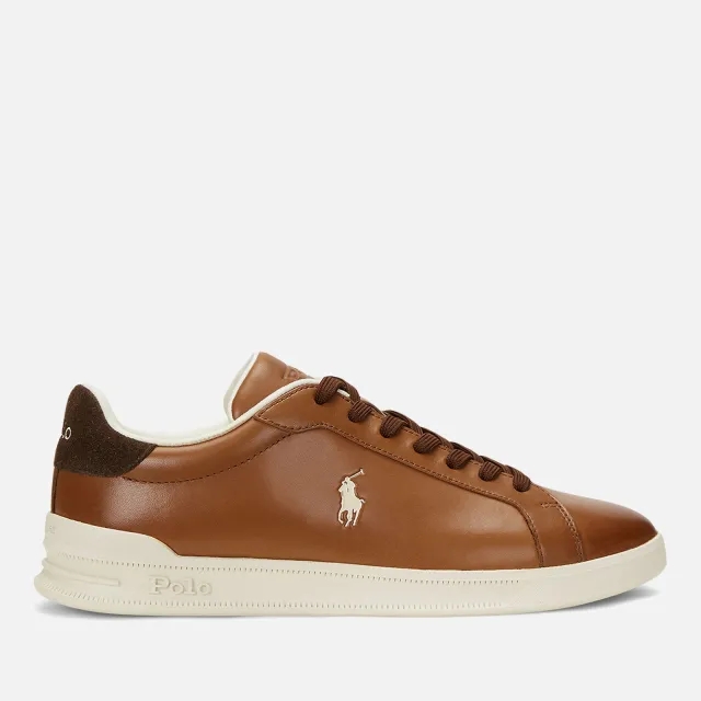 Polo Ralph Lauren  HERITAGE COURT  men's Shoes (Trainers) in Brown