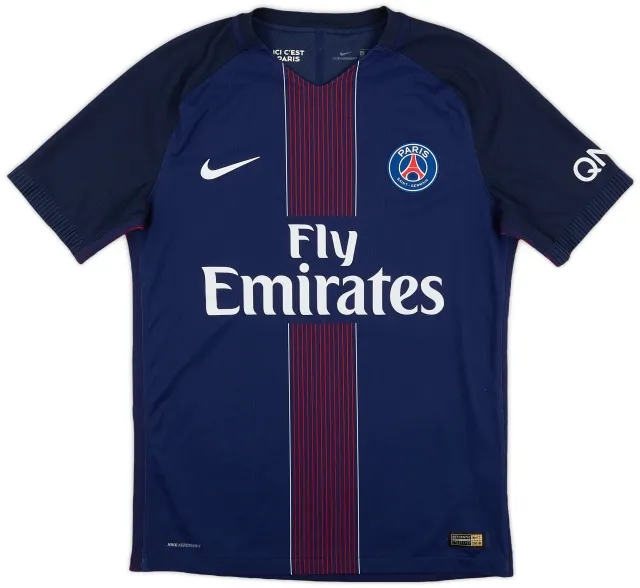 Nike 2016-17 Paris Saint-Germain Authentic Home Shirt - 9/10 - (M)