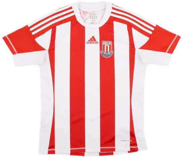 adidas 2012-13 Stoke '150 Years' Home Shirt Crouch #25 - 7/10 - (XS)