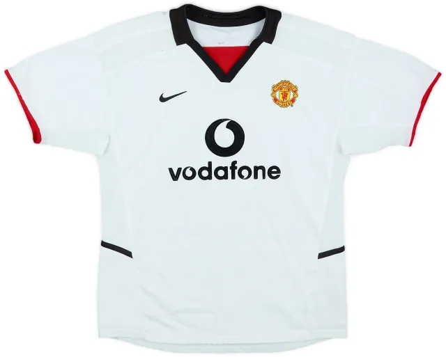 Nike 2002-03 Manchester United Away Shirt - 8/10 - (L.Boys)