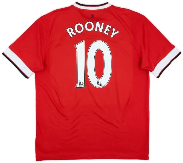 Nike 2014-15 Manchester United Home Shirt Rooney #10 - 5/10 - (L)