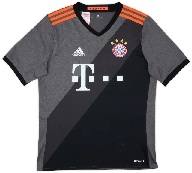 adidas 2016-17 Bayern Munich Away Shirt - 8/10 - (XL.Boys)