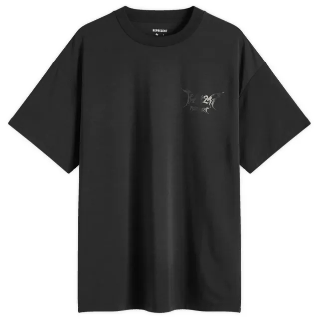 END. x Represent Men's 247 Oversized T-Shirt Jet Black