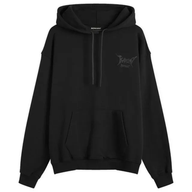 END. x Represent Men's 247 Oversized Hoodie Jet Black