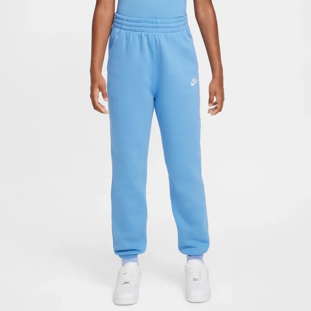 Nike Sportswear Club Fleece Older Kids' Loose Trousers - Blue - Cotton/Polyester