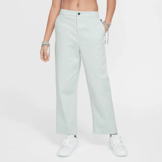 Nike SB Older Kids' Chino Skate Trousers - Grey - Cotton/Elastane