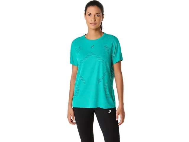 ASICS Metarun Running Shirt Women - Turquoise