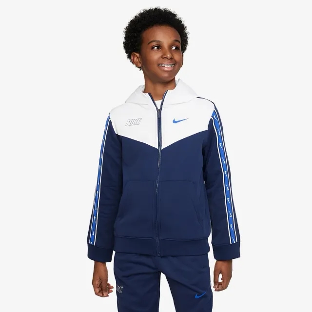 Nike Sportswear Older Kids Repeat Full Zip Hoodie 8 15Y