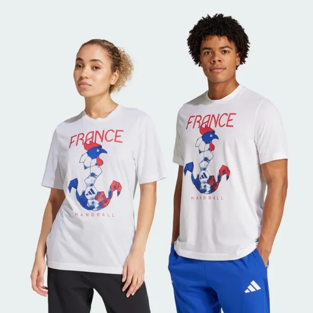 adidas Unisex France Handball Climacool Graphic Tee