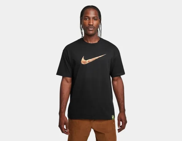 Nike Croissant Swoosh T-Shirt, Black