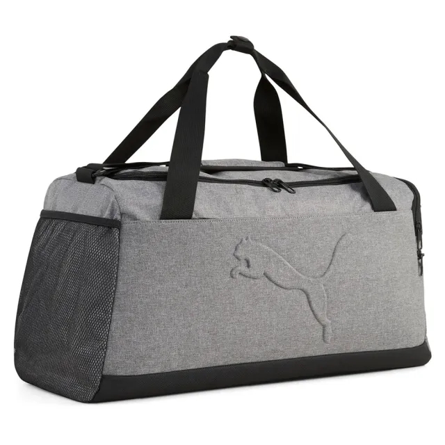PUMA Buzz Heather 35L Small Sports Bag, Medium Grey Heather