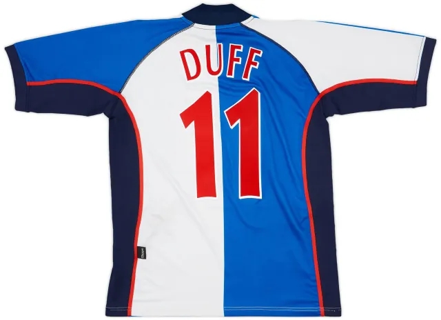 Kappa 2002-03 Blackburn Home Shirt Duff #11 - 5/10 - (M)