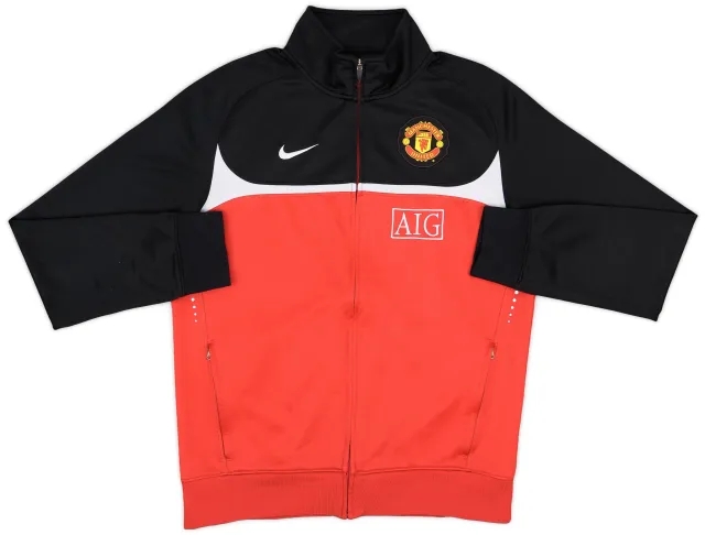 2010-11 Manchester United Nike Track Jacket - 7/10 - (L)
