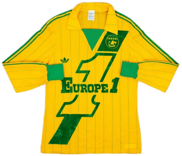 adidas 1981-82 Nantes Home Home L/S Shirt - 9/10 - (M)