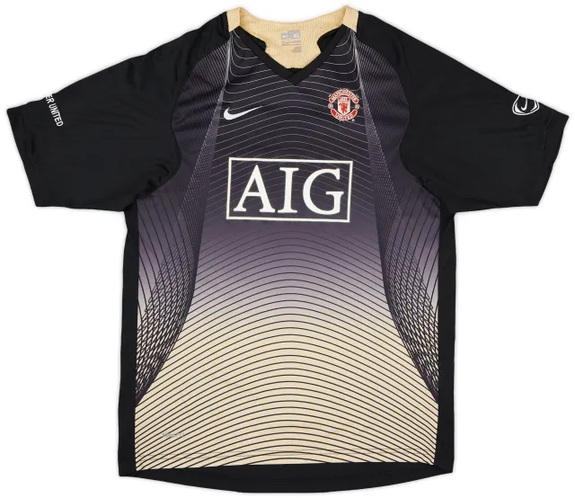 2007-08 Manchester United Nike Training Shirt - 7/10 - (XL.Boys)