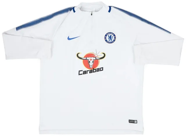 2017-18 Chelsea Nike 1/4 Zip Training Top - 7/10 - (M)
