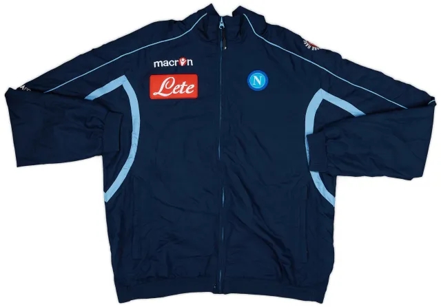 2010-11 Napoli Macron Track Jacket - 7/10 - (L)
